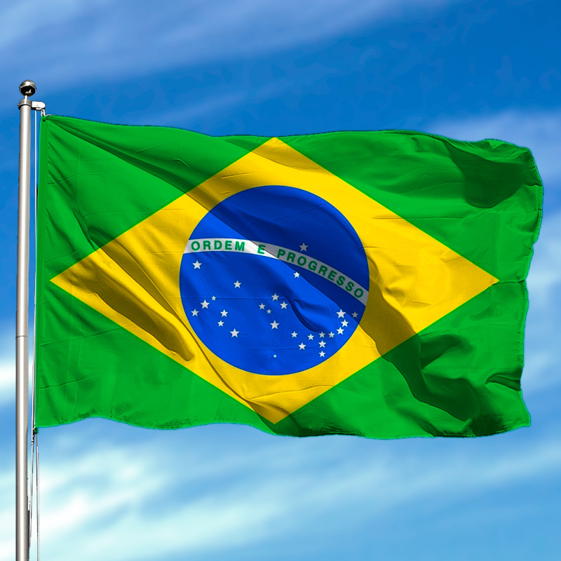 ✘ Comprar bandera de Brasil  Comprar bandera nacional de Brasil