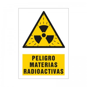Peligro materias radioactivas