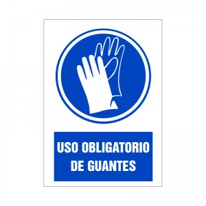 Obligatorio el uso de guantes