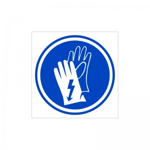 Uso obligatorio de guantes dieléctricos